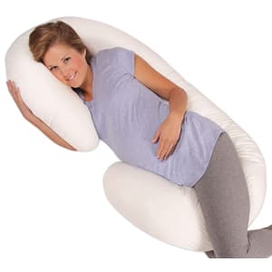 Leachco Snoogle Total Body Pillow, Ivory