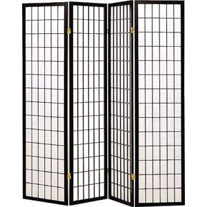 Coaster Home Furnishings 4-Panel Folding Screen - Cheap Portable Room Dividers