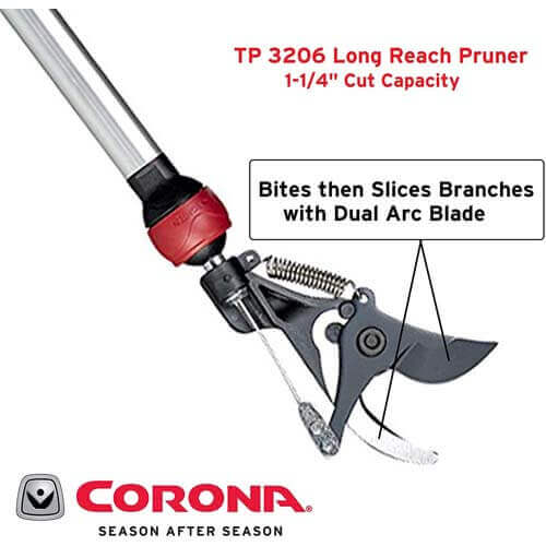 Corona TP SwivelCUT Long Reach Pruner1- ¼ inch - Best Tree Trimming tools