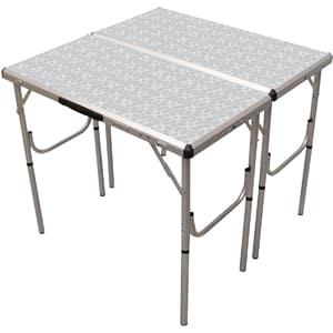 Coleman Pac-Away 4-in-1 Adjustable Height Folding Camping Table - Best Portable Picnic Tables