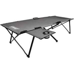 Coleman Camping Cot with Side Table