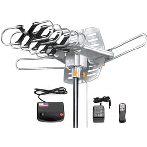 Amplified HD Digital Outdoor HDTV Antenna - Best Outdoor TV Antennas