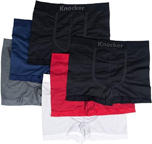 Knocker Men's Seamless Boxer Briefs (6 Pack)