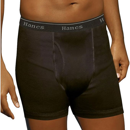 2. Hanes Men's Tagless Boxer Briefs, Most Comfortable Underwear for Men Reviews