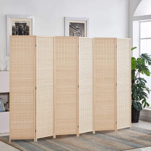 Rose Home Fashion RHF 6 ft.Tall Bamboo Room Dividers,