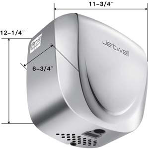 JETWELL 2Pack High Speed Commercial Automatic Eco Hand Dryer - Best Commercial Hand Dryers