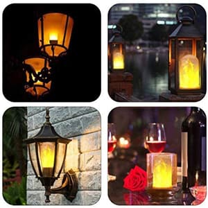 TOMTOO Christmas LED Flame Effect Light Bulbs
