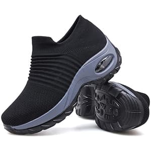 Women's Walking Shoes Sock Sneakers 