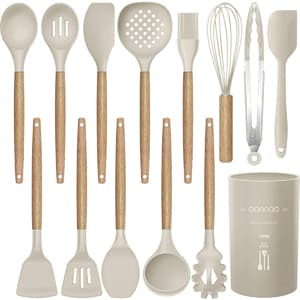 Oannao 14-Pcs Silicone Cooking Utensil Set