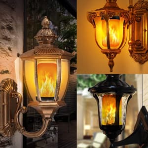 Y-STOP LED Flame Effect Fire Light Bulb