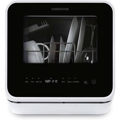 Farberware FDW05ASBWHA Complete Portable Countertop Dishwasher