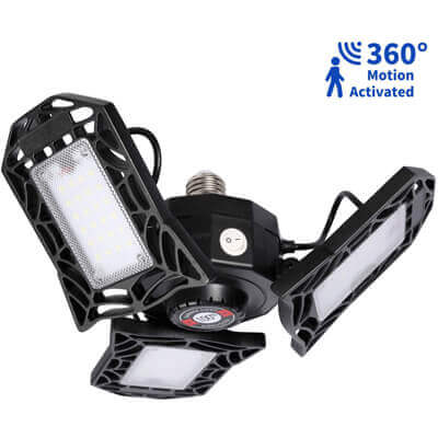 EVAVSOW LED Garage Lights Motion Activated