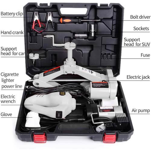 STANDTALL Electric Car Floor Jack Set