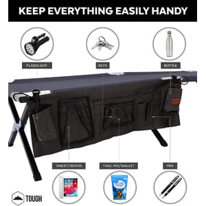 Tough Outdoors Camping Cots Organizer Bag for Adults